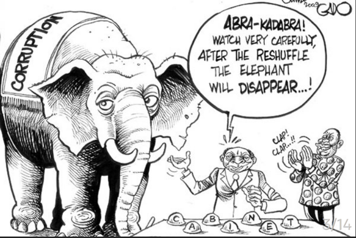politics corruption africa