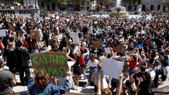 Thousands Protest In Uk Over Death Of George Floyd Cowry News